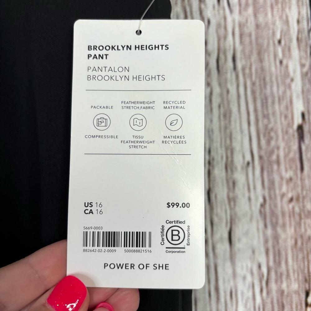 Athleta Black Tailored Ponte Ankle Pants - Picture 5 of 16